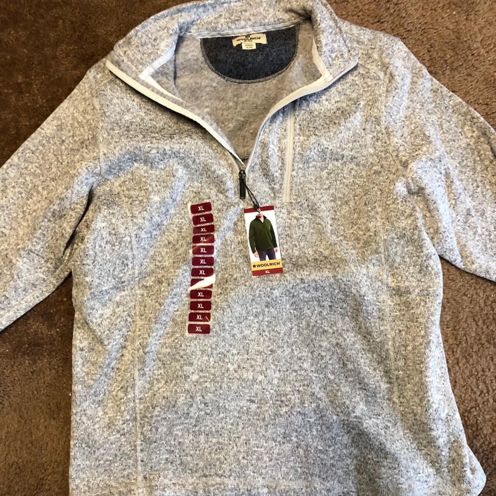 Men’s XL Woolrich 1/4 zip pullover.